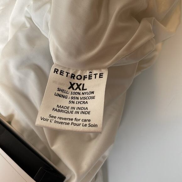 Retrofete Olivia Crystal Embellished White Mini Dress Size XXL - Picture 12 of 12